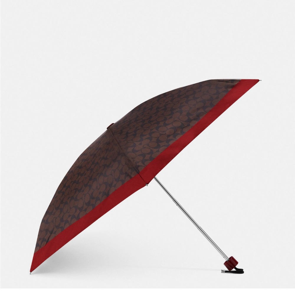 COACH Uv Protection Signature Mini Umbrella
